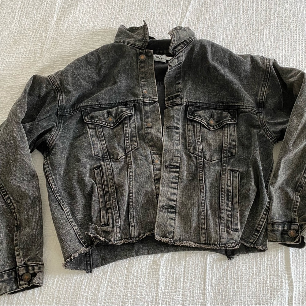 Princess Polly raw edge Trucker Jacket